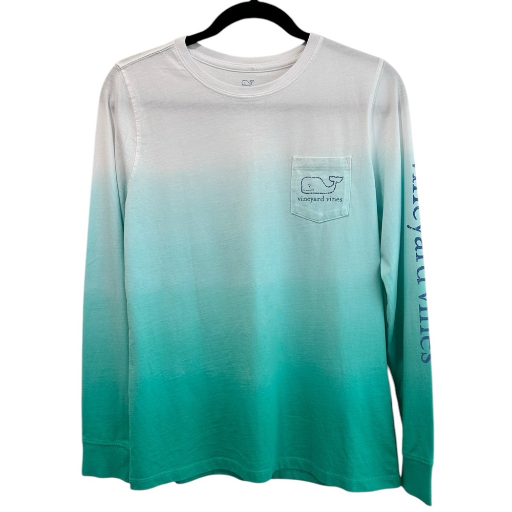 Vineyard Vines Small long sleeve cotton ombré‎ shirt
